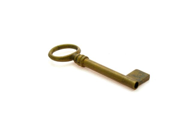 Painted Key Brass